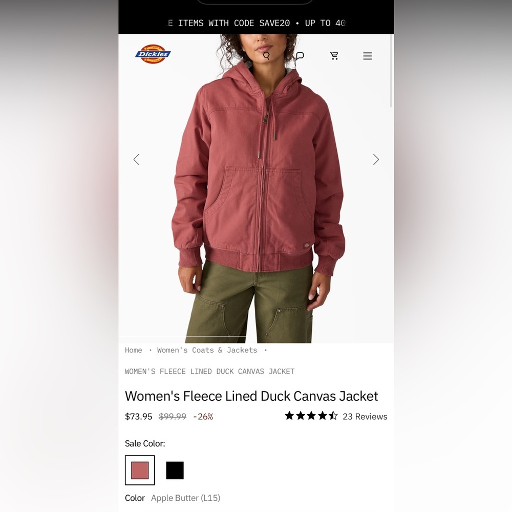Dickies Rust Jean Jacket - Picture 5 of 5